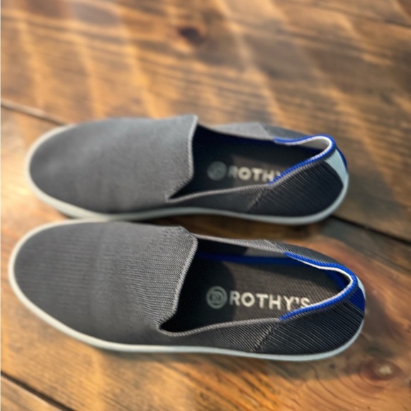 Rothy’s the Ravello Slip On Sneaker - Charcoal Gray 9.5 - Picture 6 of 13